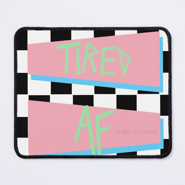 Item preview, Tired AF Punk designed and sold by RabbitHeartArt.