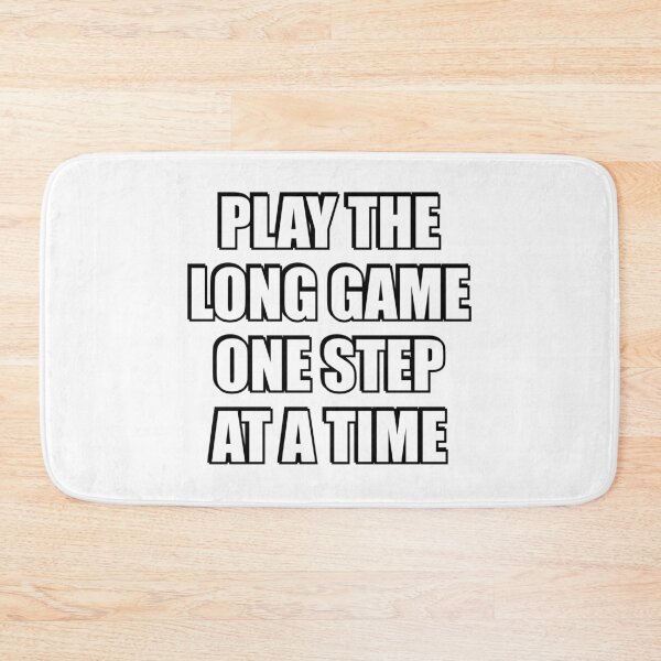 Item preview, Play the long game one step at a time designed and sold by Inspirationmotivation.
