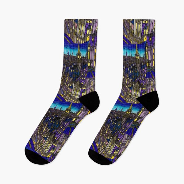 Item preview, Classic Vintage Abstract Gothic City designed and sold by TheDarkWardrobe.