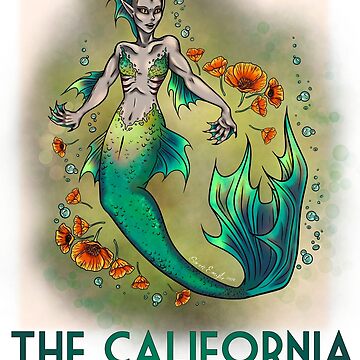 Artwork thumbnail, The California Siren by Siren Emylie by CaliMerCon