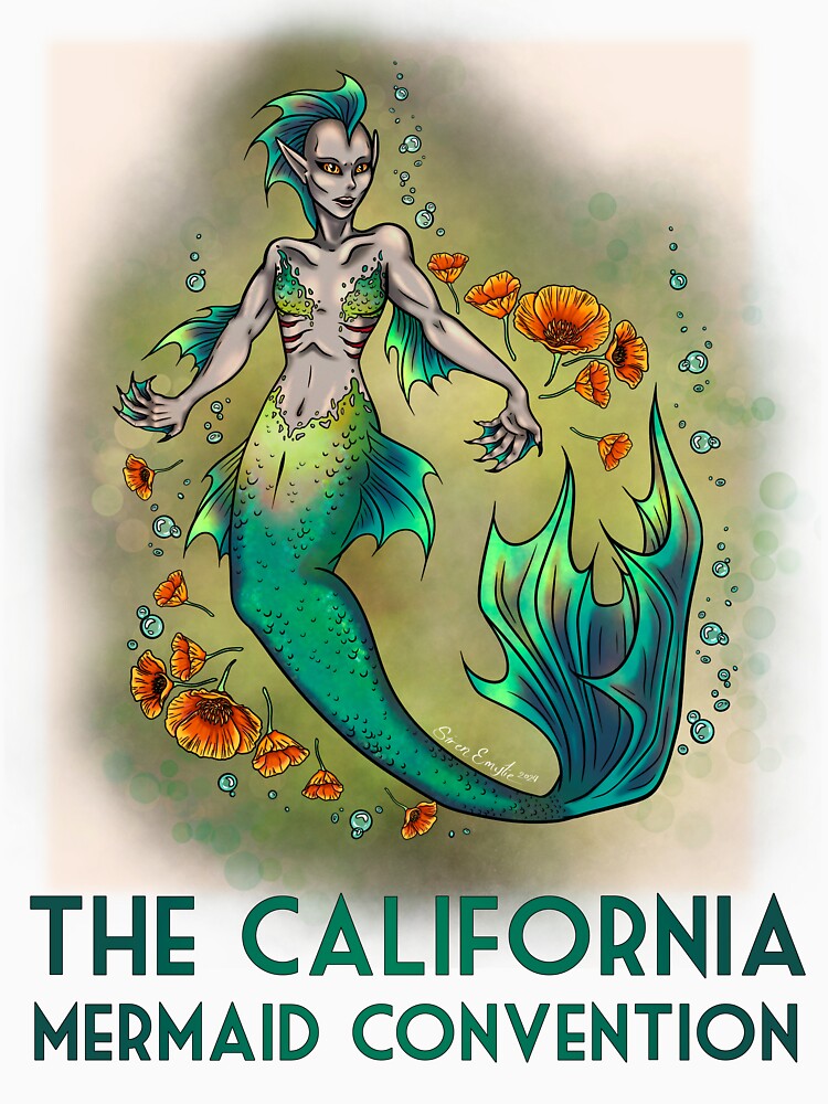 Thumbnail 7 of 7, Classic T-Shirt, The California Siren by Siren Emylie designed and sold by CaliMerCon.