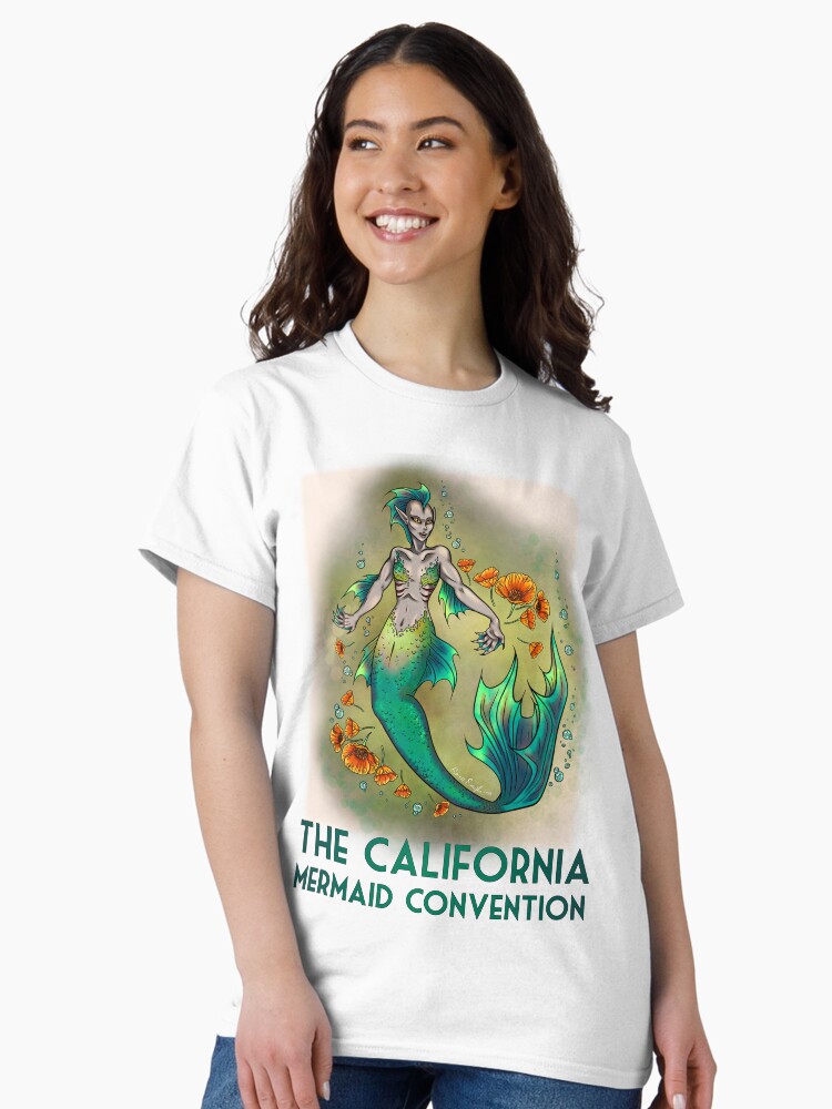 Thumbnail 2 of 7, Classic T-Shirt, The California Siren by Siren Emylie designed and sold by CaliMerCon.