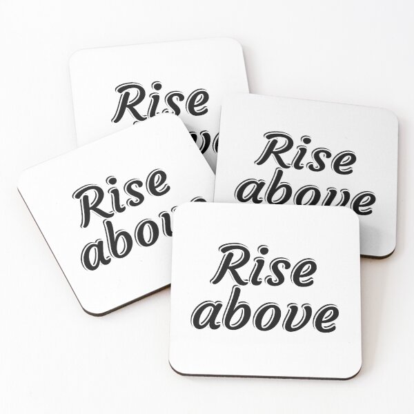 Item preview, Rise above - short motivational phrases designed and sold by Inspirationmotivation.