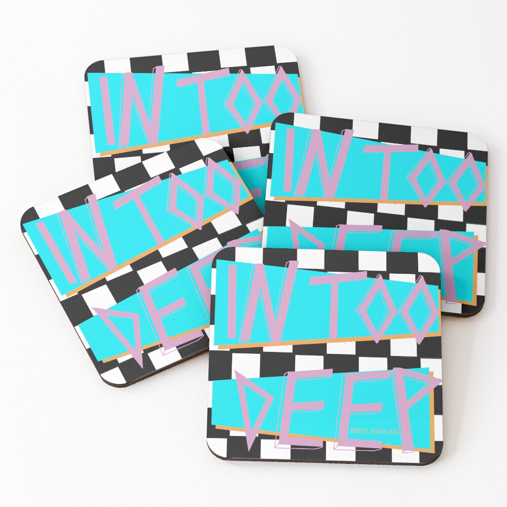 Item preview, Coasters (Set of 4) designed and sold by RabbitHeartArt.