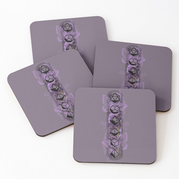 Item preview, Butterfly Lavender Dice Set designed and sold by Marissa Brown.