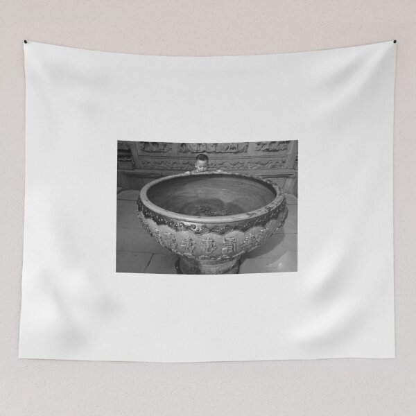 Item preview, Big Bowl, Small Boy - Monochrome Front - Chen Clan Academy - Guangzhou China designed and sold by exploramum.