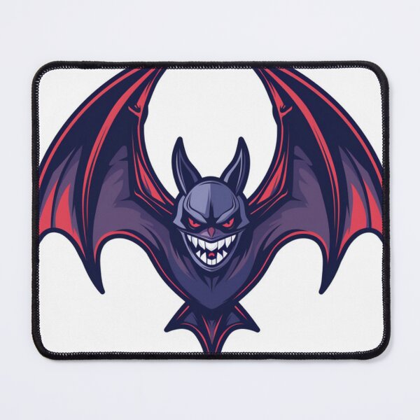 Item preview, red black bat illustration designed and sold by asep sarifudin.