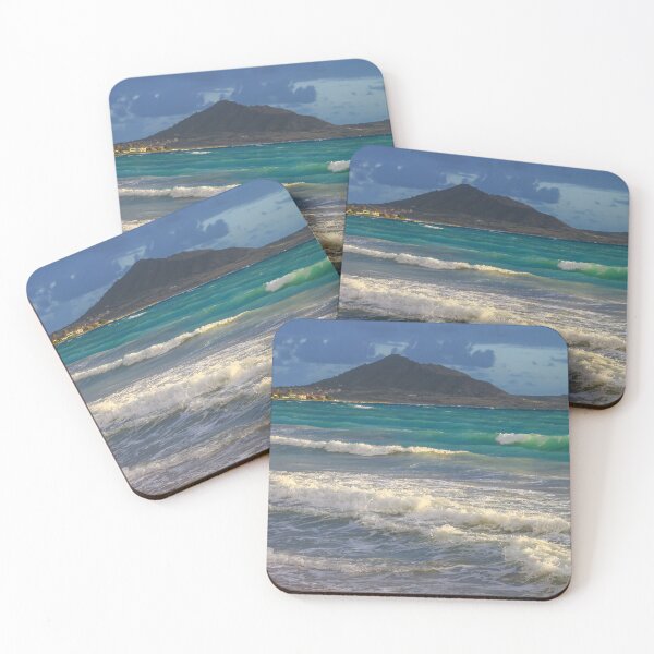Item preview, Oahu, Hawaii with Early Morning Waves designed and sold by SafariByMarisa.