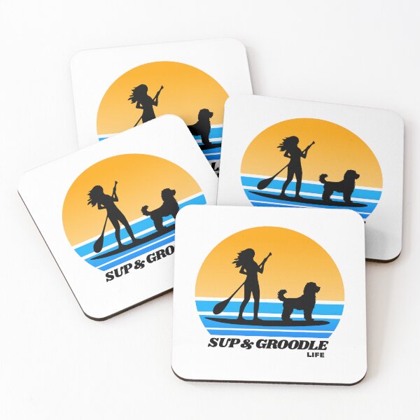Item preview, SUP and Groodle Standup Paddleboarding Dog Mom designed and sold by Guarddogdrive.