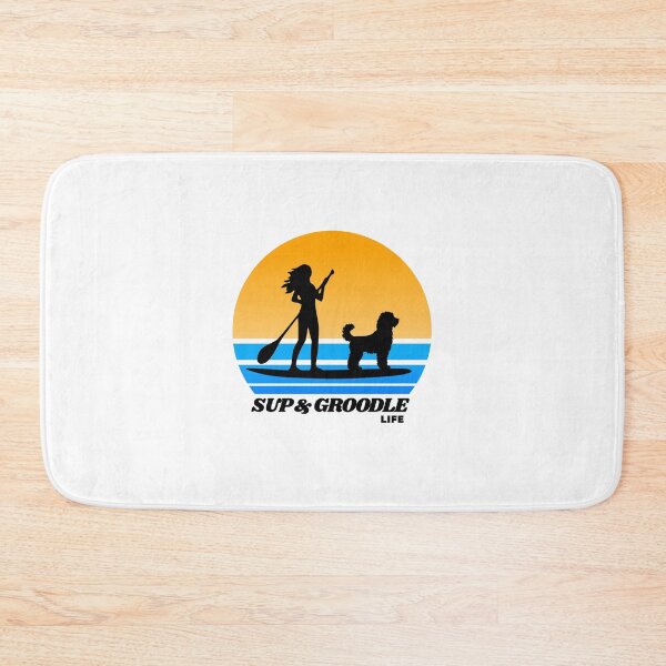 Item preview, SUP and Groodle Standup Paddleboarding Dog Mom designed and sold by Guarddogdrive.