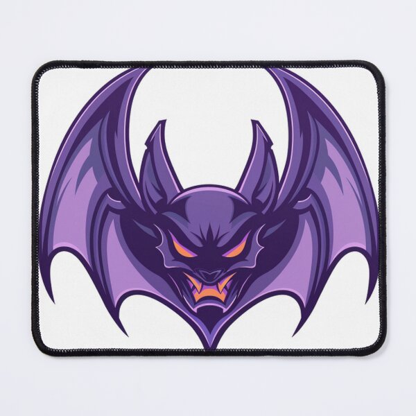 Item preview, black purple bat illustration designed and sold by asep sarifudin.