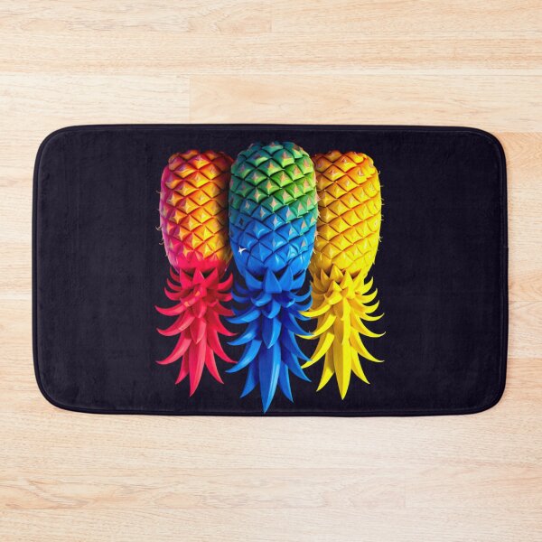 Item preview, Upside Down 3D Bright Colorful Pineapples | IYKYK Lifestyle designed and sold by JLEmporium.