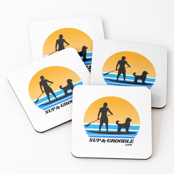 Item preview, SUP and Groodle Life Standup Paddleboarding Dog Dad designed and sold by Guarddogdrive.