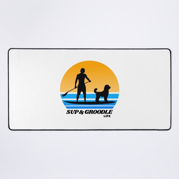 Item preview, SUP and Groodle Life Standup Paddleboarding Dog Dad designed and sold by Guarddogdrive.