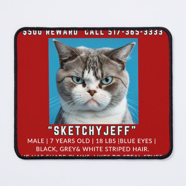 Item preview, Cat Wanted Poster designed and sold by Nurseganzaba.