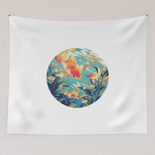 Item preview, Golden fish // Endangered species // Animal in danger // Aquatic Animal designed and sold by SMARTKIT  DESIGNAGENCY.