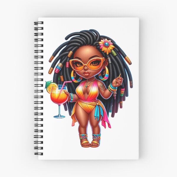 Item preview, Swimwear Chibi Doll, Summer Chibi Doll, Summer Chibi Girl, Beach Chibi, Swimsuit Chibi, Afro Chibi. designed and sold by gabrielakrall.