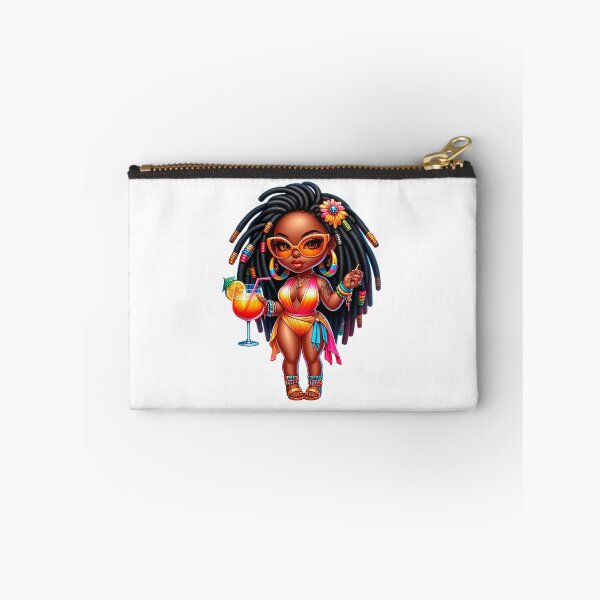 Item preview, Swimwear Chibi Doll, Summer Chibi Doll, Summer Chibi Girl, Beach Chibi, Swimsuit Chibi, Afro Chibi. designed and sold by gabrielakrall.