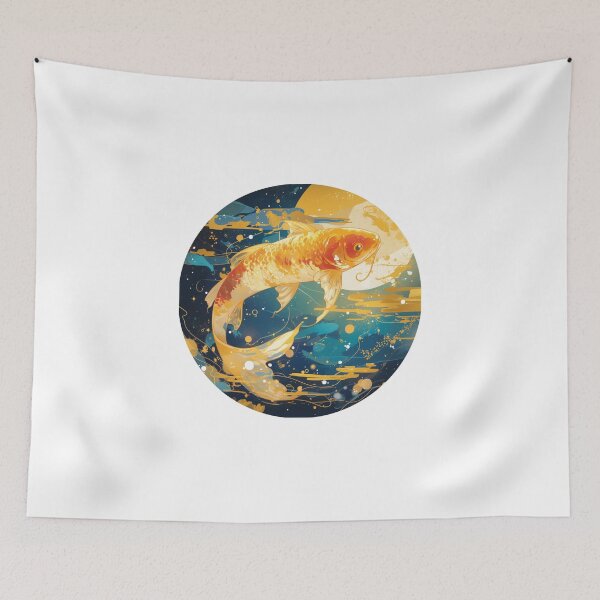 Item preview, Golden fish // Endangered species // Animal in danger // Aquatic Animal designed and sold by SMARTKIT  DESIGNAGENCY.