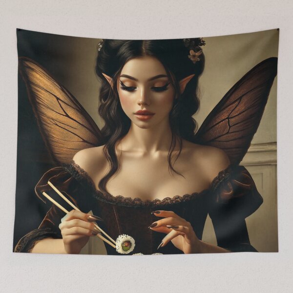 Item preview, Gothic Fairy with Sushi designed and sold by PyxieZen.