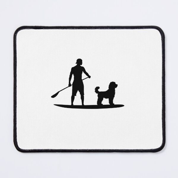 Item preview, Mens SUP Standup Paddleboarding Groodle Dog Dad designed and sold by Guarddogdrive.