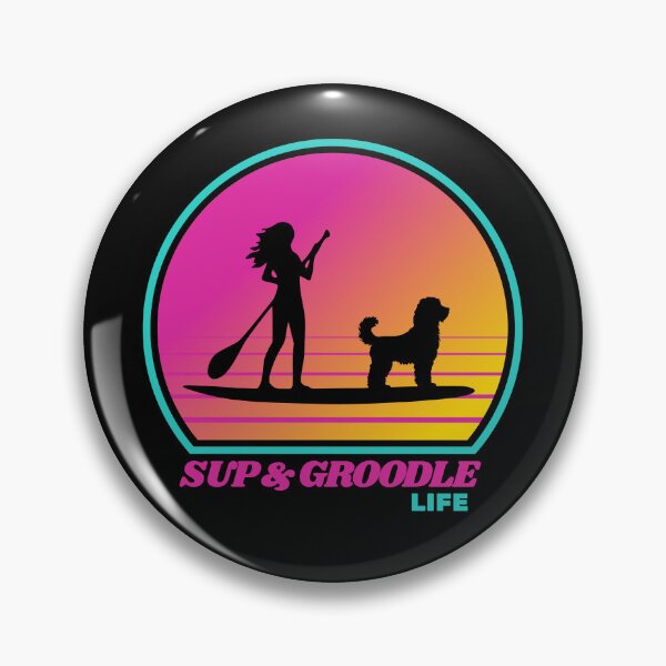 Item preview, 80s Retro Mom SUP and Groodle Life Paddleboarding  designed and sold by Guarddogdrive.