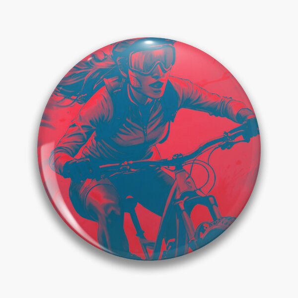 Item preview, Racing Passion: Black and Red Woman MTB designed and sold by GrizzlyCollective.
