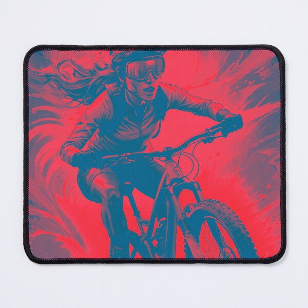 Item preview, Racing Passion: Black and Red Woman MTB designed and sold by GrizzlyCollective.