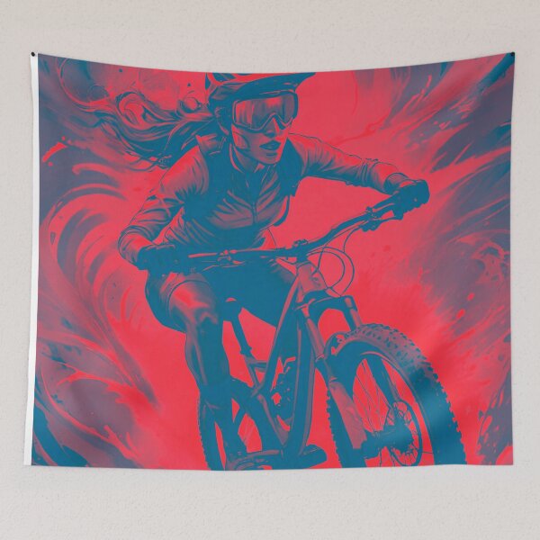 Item preview, Racing Passion: Black and Red Woman MTB designed and sold by GrizzlyCollective.