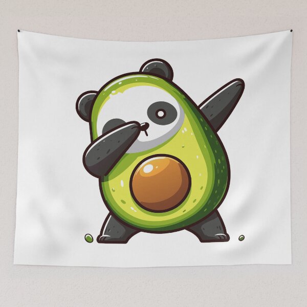 Item preview, Dabbing Avocado Panda designed and sold by Designowner.