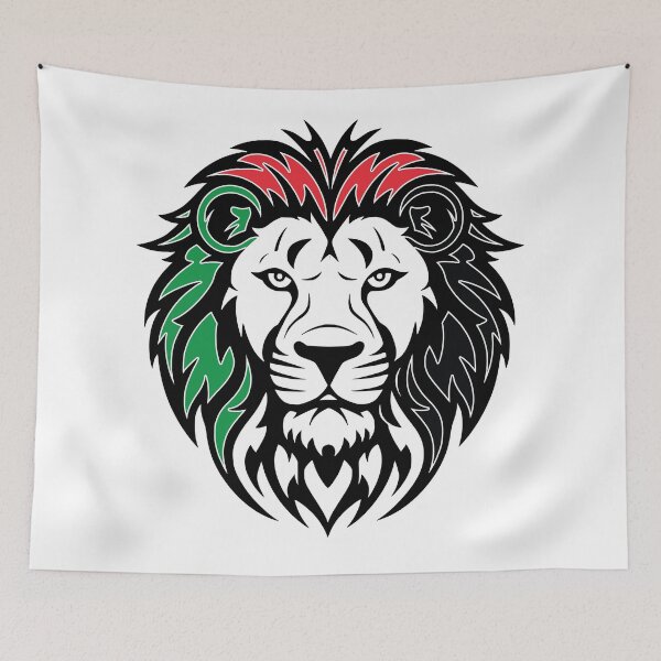 Item preview, Tribal Palestine Lion designed and sold by pemperos.