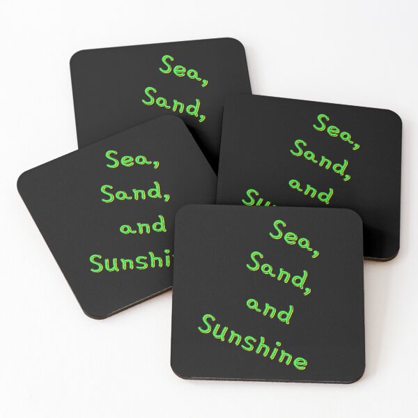 Item preview, sea sand and sunshine designed and sold by EuropeanPrints.