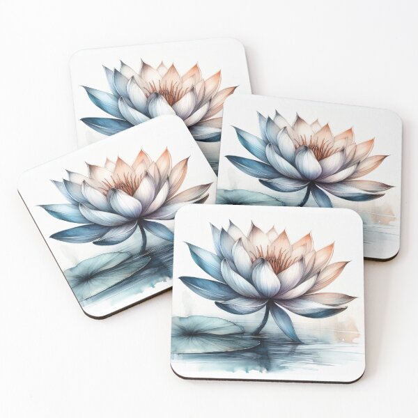 Item preview, subtle lotus flower designed and sold by jkrphoto.