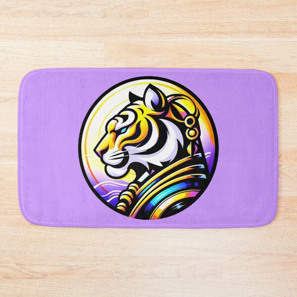 Item preview, Cartoon Tiger Monk - Round Color Illustration designed and sold by AD-Digital-Art.