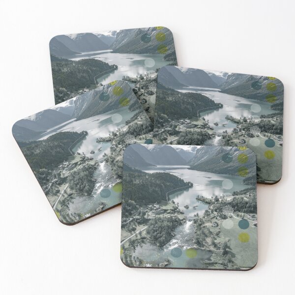 Item preview, The beautiful village of Skjolden Fjord In Norway designed and sold by Butter Creative.