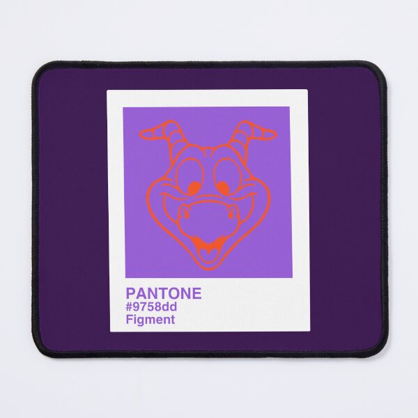Item preview, Figment Purple Paint Swatch (with orange horns) designed and sold by YonderAndBeyond.