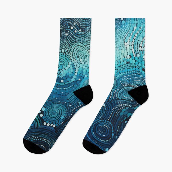 Item preview, Aboriginal Inspired Dot Art - Splash Of Waves designed and sold by GrinGalore.