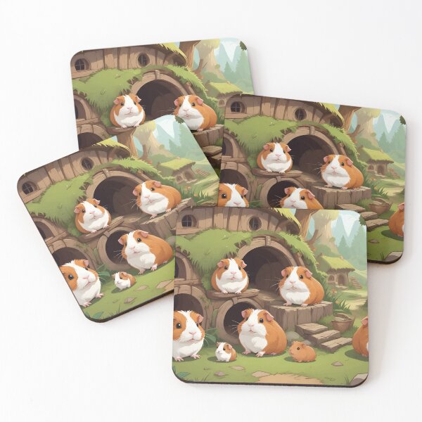 Item preview, Guinea Pig Family Art designed and sold by WildlifeInc.