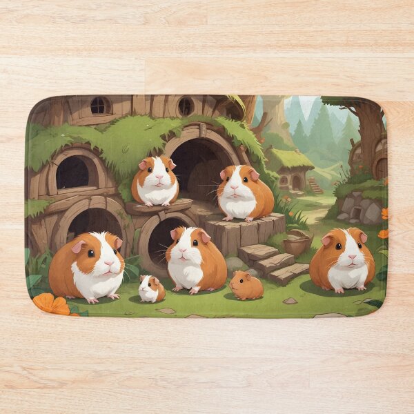 Item preview, Guinea Pig Family Art designed and sold by WildlifeInc.