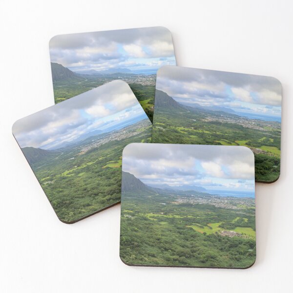Item preview, Lush, Hawaiian Mountains and Ocean, Oahu designed and sold by SafariByMarisa.