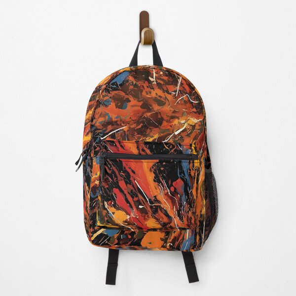 Item preview, Red and yellow hues, abstract pattern designed and sold by Haji Kamora.