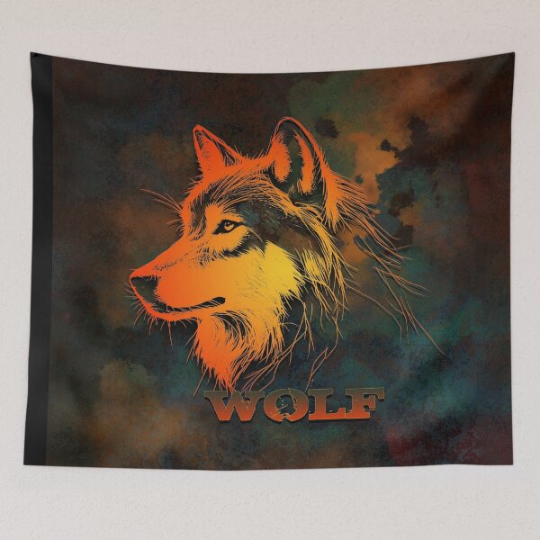 Item preview, Wolf, wolves, alpha, werewolf, dominant, alpha wolf, sigma, Do not hunt designed and sold by CrisMor-Art.