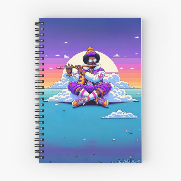 Item preview, Hip-Hop Cartoon Andre Rapper Flute Illustration designed and sold by Zuriel Hargrove.