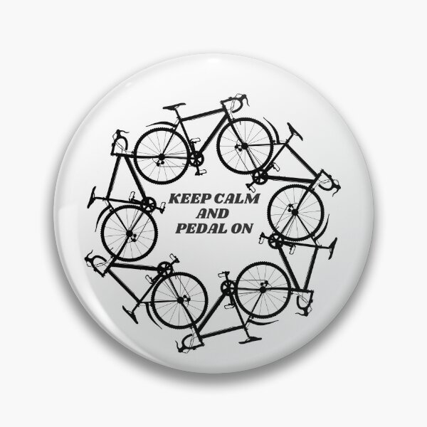 Item preview, Keep Calm & Pedal On designed and sold by FemmeRageWithin.