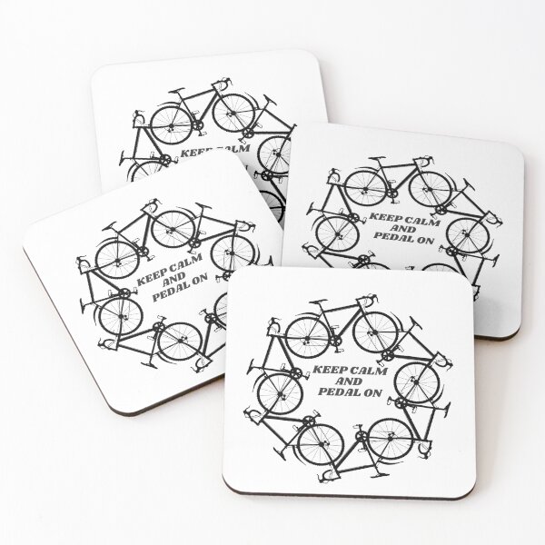 Item preview, Keep Calm & Pedal On designed and sold by FemmeRageWithin.
