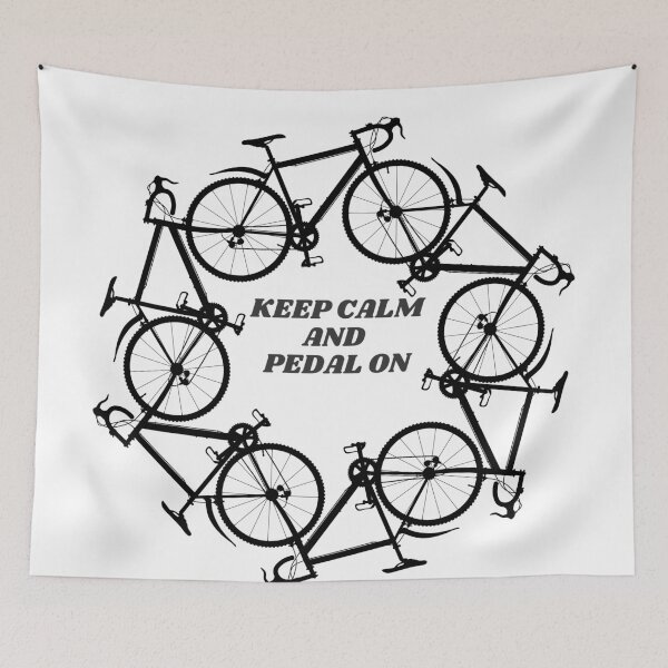 Item preview, Keep Calm & Pedal On designed and sold by FemmeRageWithin.