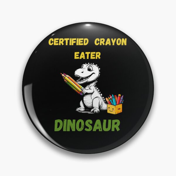 Item preview, cartified crayon eater dinosaur designed and sold by Belweder.