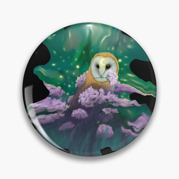 Item preview, Owl Holding Flower designed and sold by MoonShadowArt25.