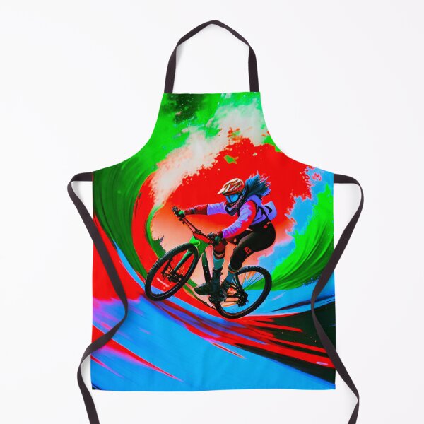 Item preview, MTB Wave Rider: Female Shredding Trails Like a Pro designed and sold by GrizzlyCollective.