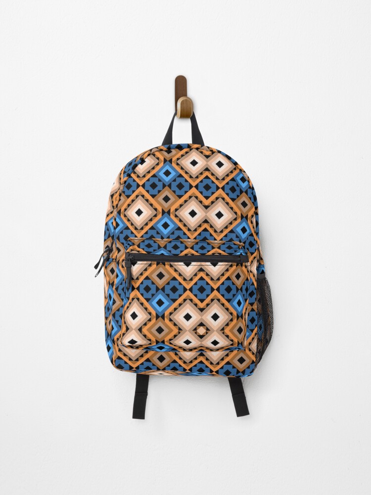Thumbnail 1 of 3, Backpack, Square Pattern designed and sold by WCreatifNL.